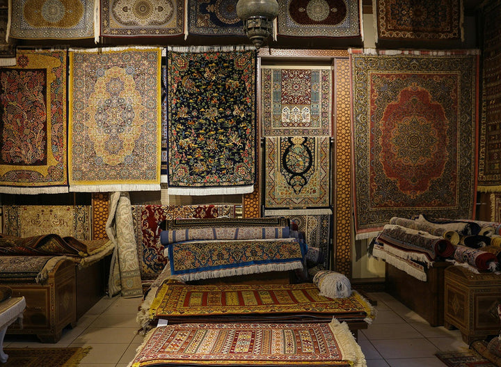 What Are the White Threads Sticking Out of Handwoven Carpets?
