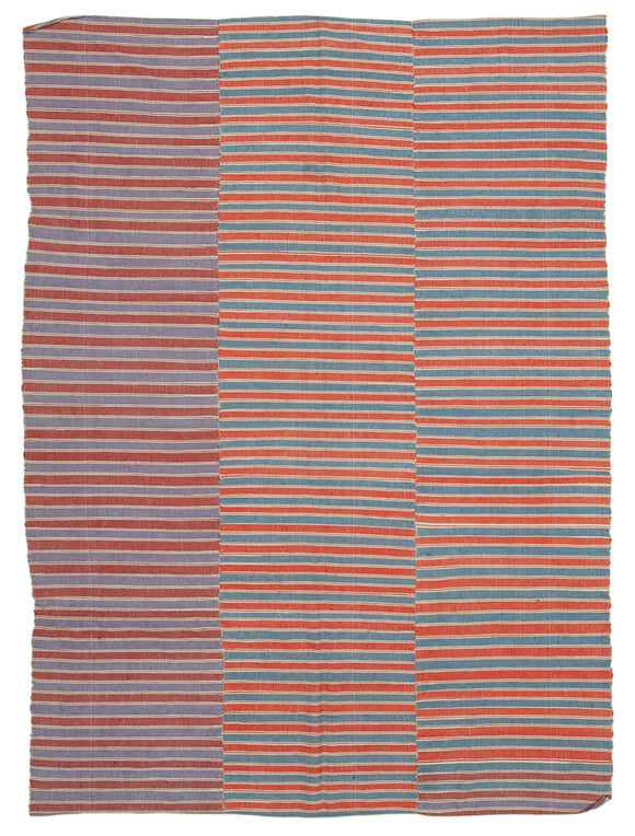 6x8 Handmade Thin Kilim Rug - 28541