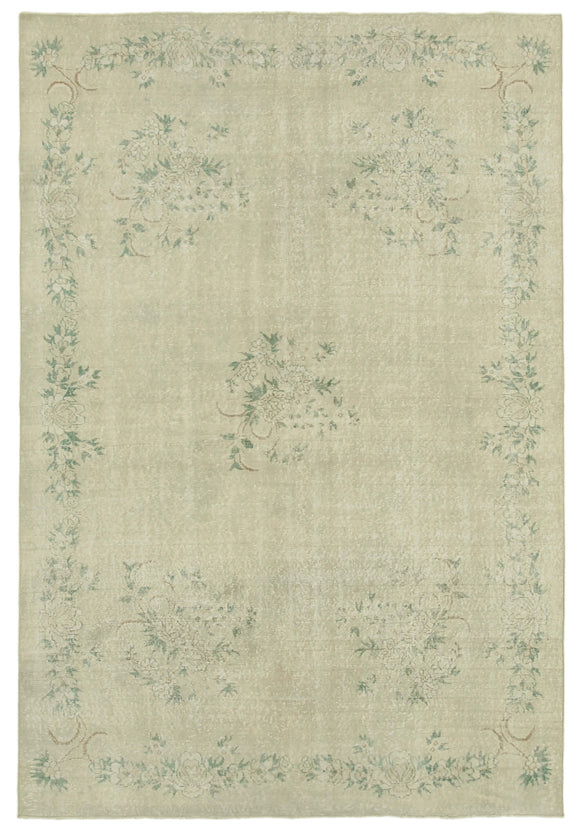 6' 8'' x 9' 11'' Handmade Turkish Vintage Rug