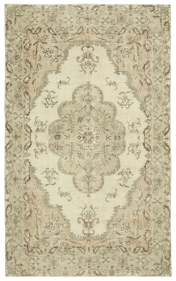 6' 7'' x 10' 6'' Handmade Turkish Vintage Rug