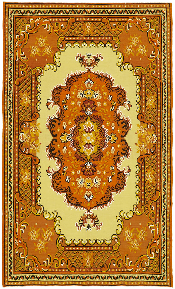 6' 2'' x 9' 11'' Oriental Rose Kilim Rug