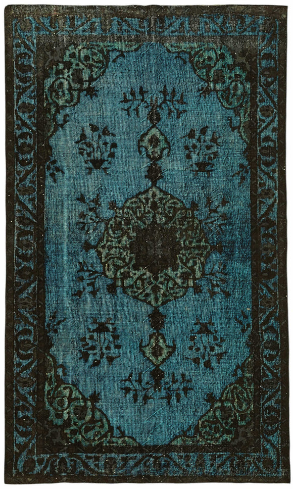 6x9 Black Over Dyed Rug - 49354