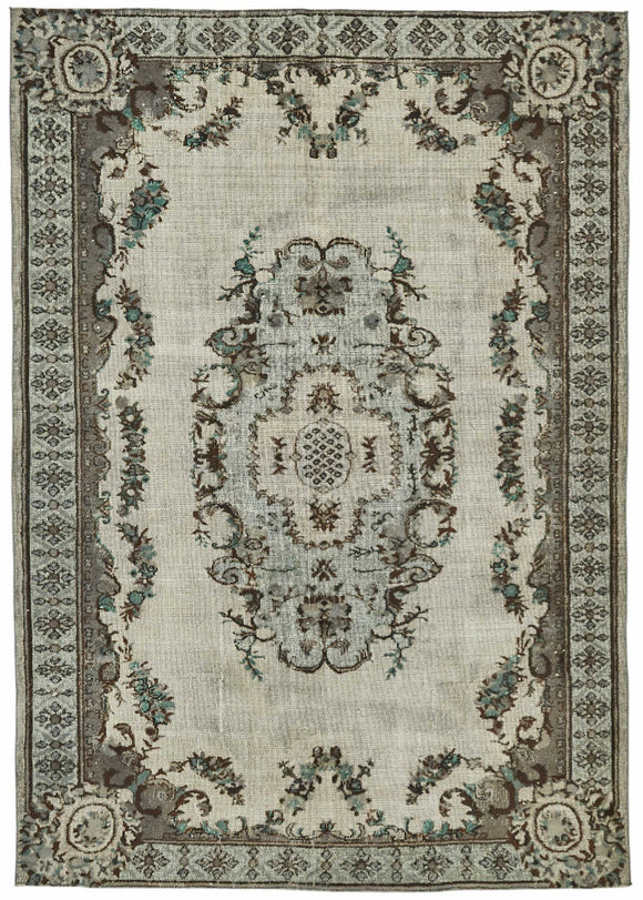 6x9 Grey Over Dyed Rug - 49364