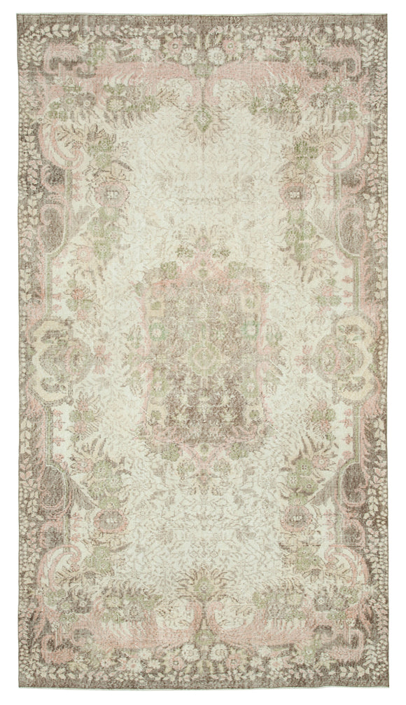 6' x 10' 10'' Handmade Turkish Vintage Rug