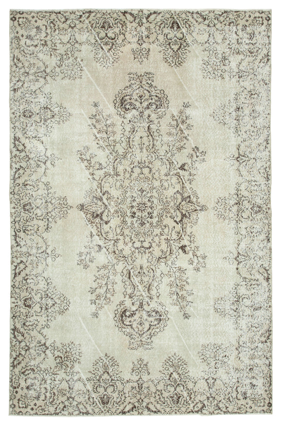 6' 7'' x 10' Handmade Turkish Vintage Rug
