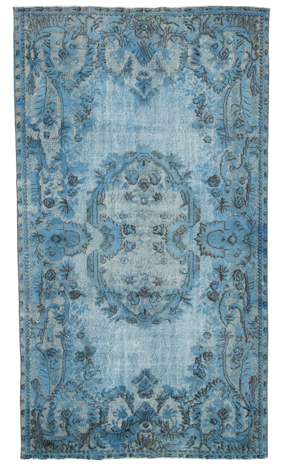 5' 7'' x 9' 10'' Turkish Hand Carved Rug