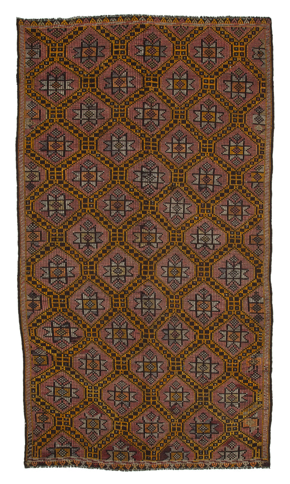 5' 10'' x 10' 8'' Turkish Vintage Kilim Rug