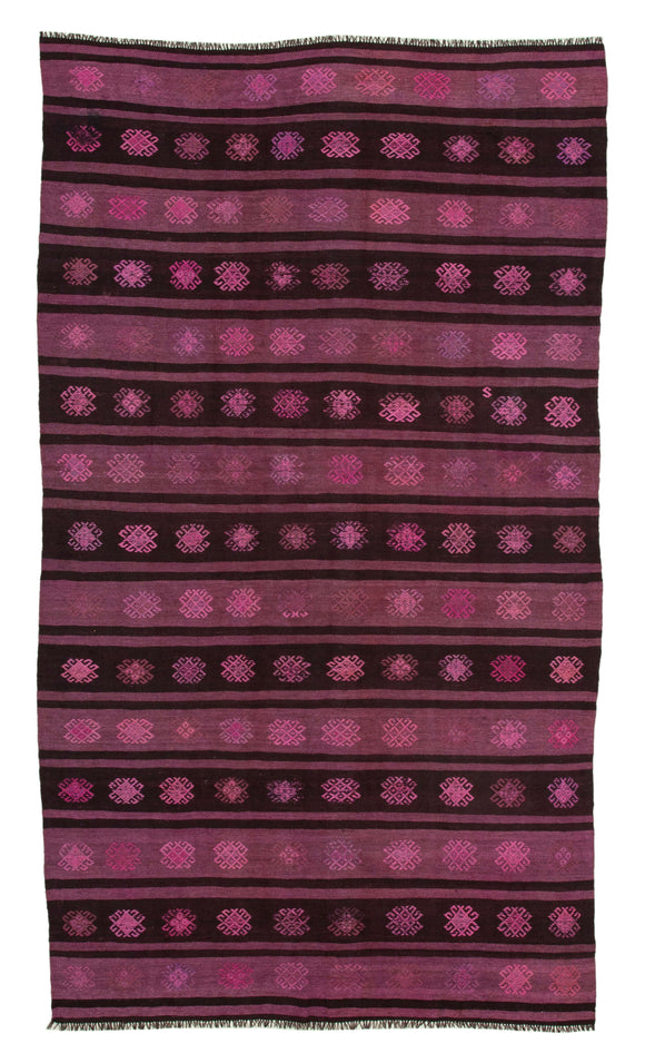5' 9'' x 10' 4'' Turkish Vintage Kilim Rug