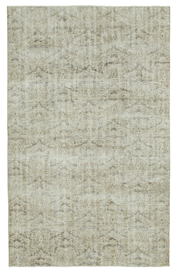 6' 4'' x 10' Handmade Turkish Vintage Rug