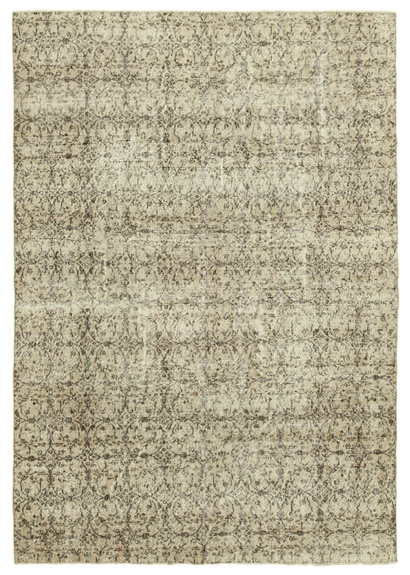 6' 9'' x 9' 9'' Handmade Turkish Vintage Rug