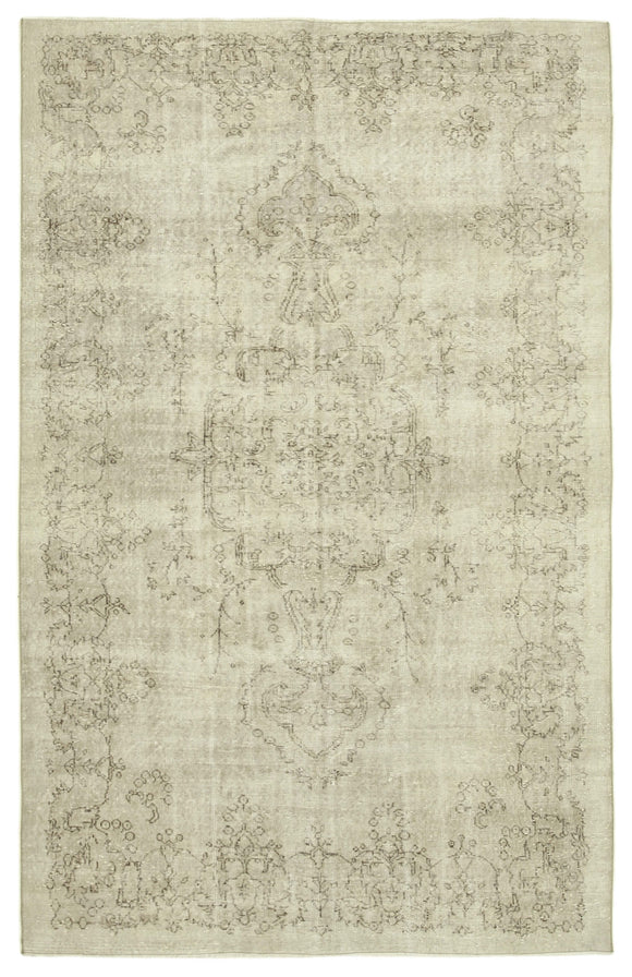 6' 3'' x 9' 11'' Handmade Turkish Vintage Rug