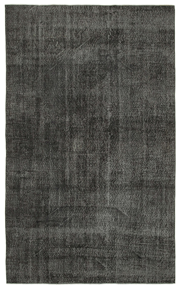 6' 3'' x 10' 2'' Handmade Vintage Overdyed Rug