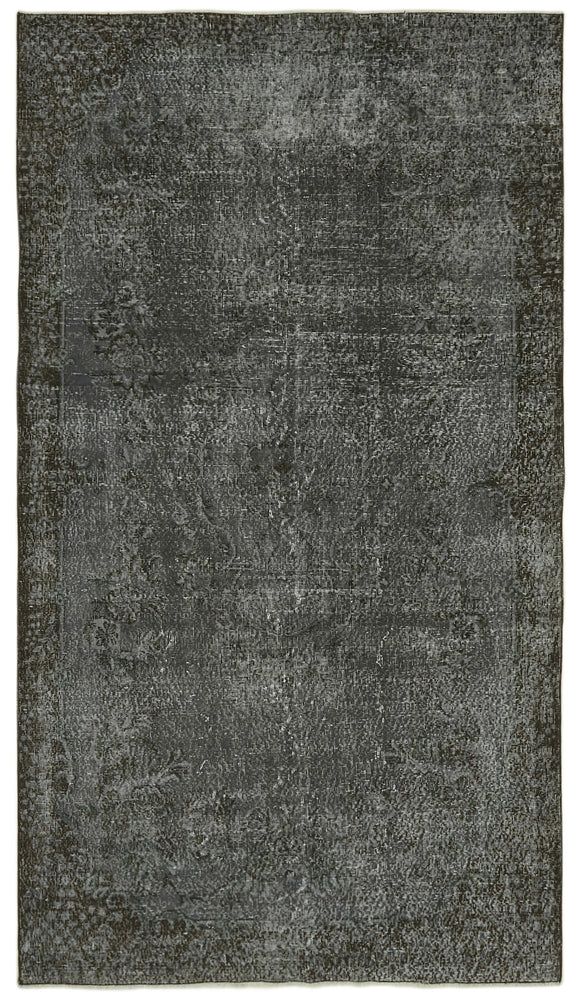 5' 10'' x 10' 2'' Handmade Vintage Overdyed Rug