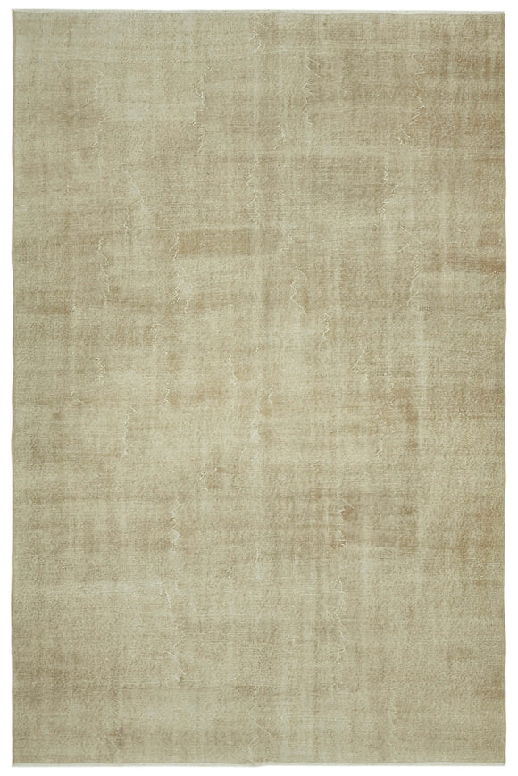 6' 4'' x 9' 8'' Hand-Knotted Turkish Vintage Rug