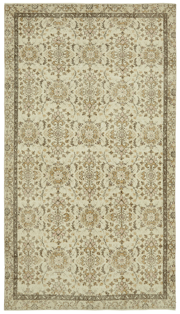 5' 7'' x 9' 11'' Hand-Knotted Vintage Rug