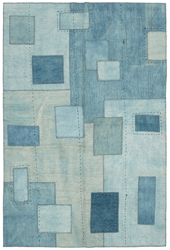 6' 7'' x 9' 9'' Turkish Hemp Kilim Rug