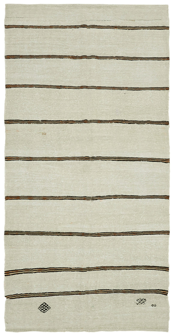 6' 3'' x 11' 7'' Turkish Hemp Kilim Rug