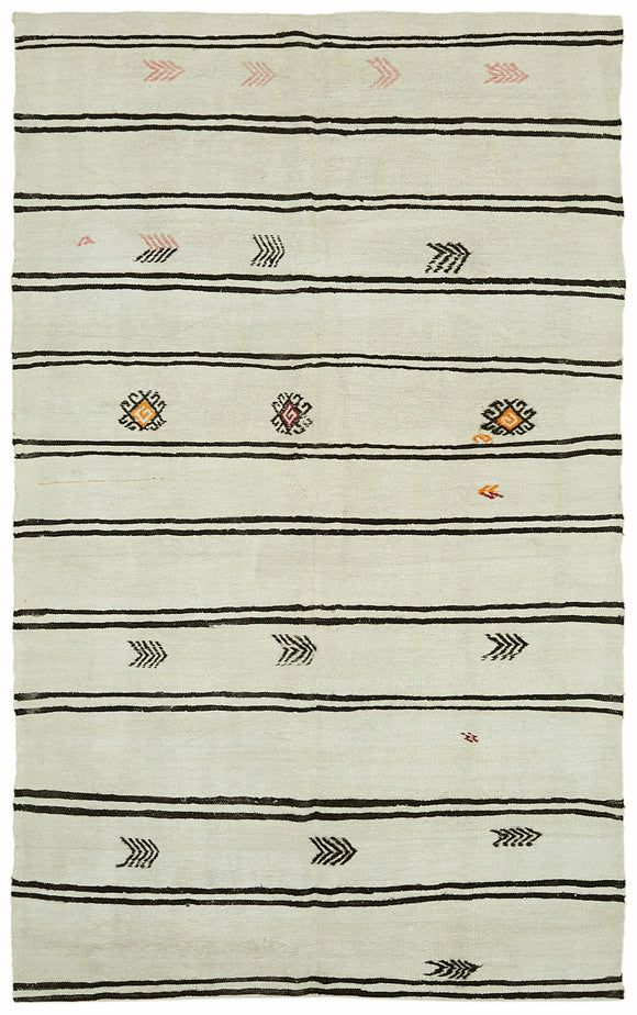 6' 2'' x 9' 11'' Handmade Hemp Rug