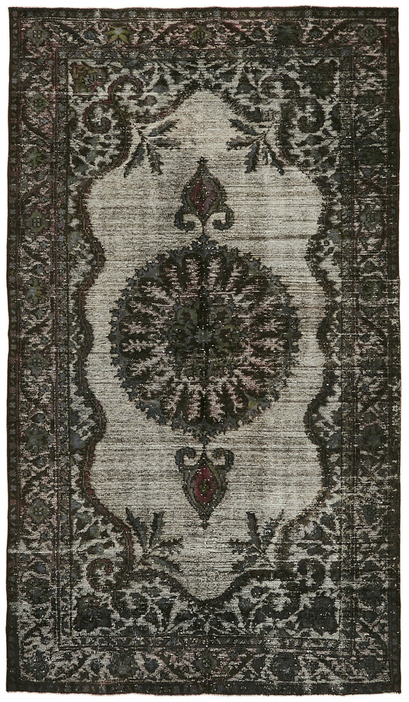 5' 9'' x 9' 11'' Turkish Hand Carved Rug