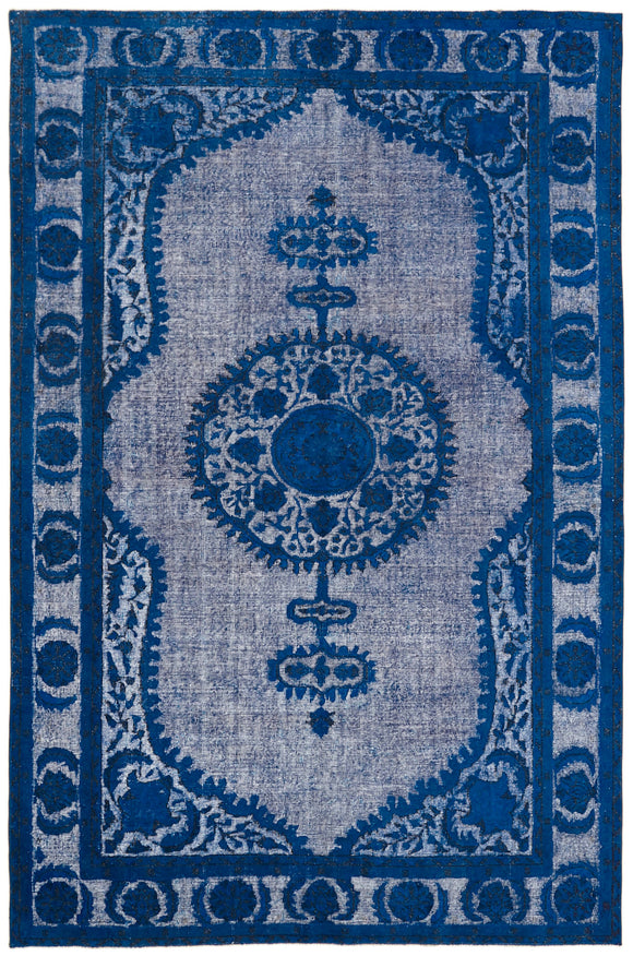 6' 10'' x 10' 4'' Turkish Hand Carved Rug