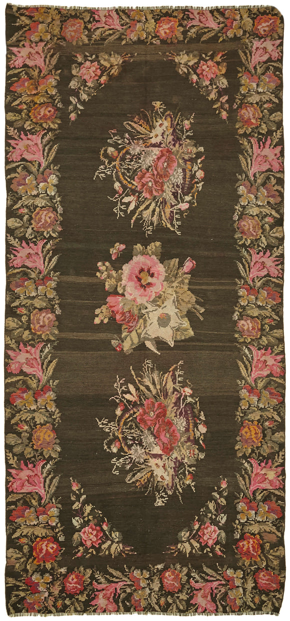 6' 4'' x 13' 0'' Vintage Moldovan Rug