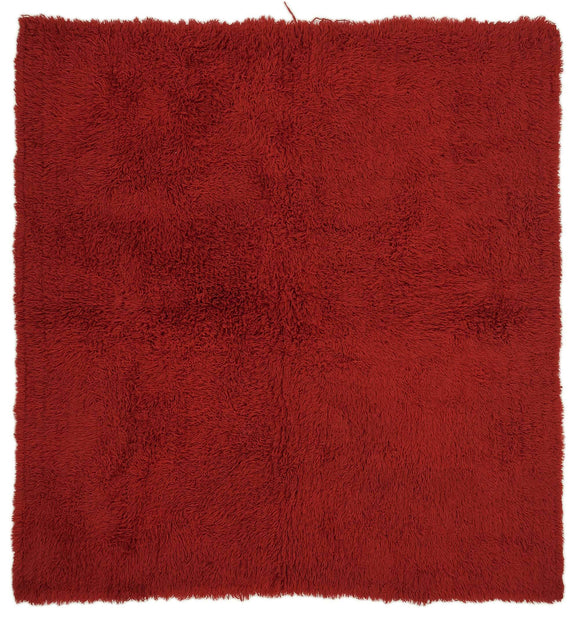 6' 11'' x 6' 11'' Vintage Tulu Rug
