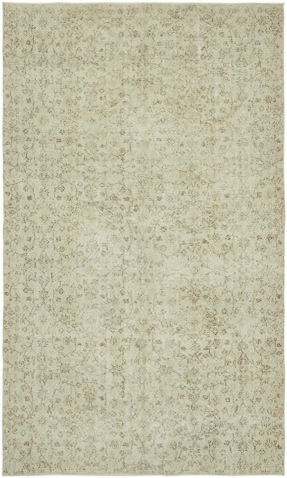6' 3'' x 10' 3'' Hand-Knotted Turkish Vintage Rug