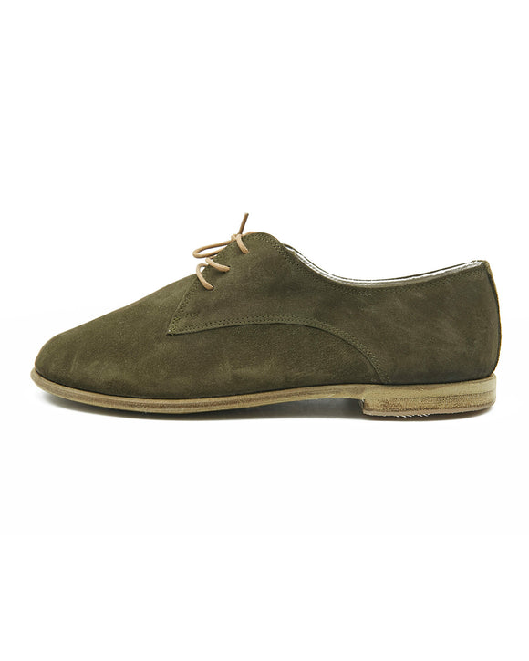 Intosh Elegant Green Leather Handcrafted Men's Yemeni Oxford Shoes