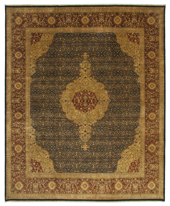 12' 2'' x 14' 11'' Hand-Knotted Oriental Rug