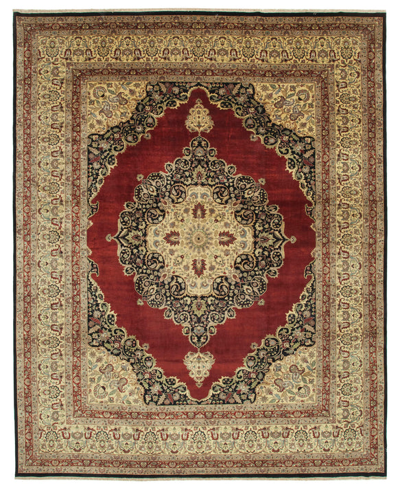 12' x 15' Hand-Knotted Oriental Rug