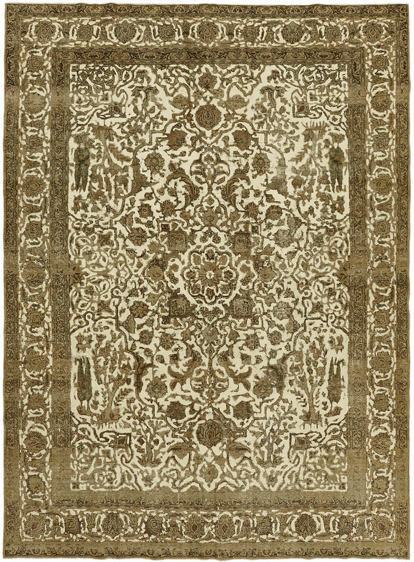 9' 4'' x 12' 6'' Vintage Hand-Knotted Rug