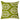 Green Color Silk and Velvet Cushion Cover