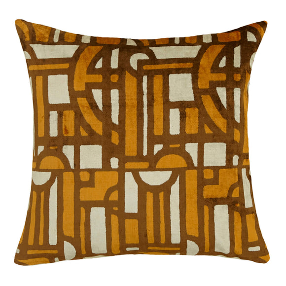 Handmade Brown Color High Quality Pillow Covers