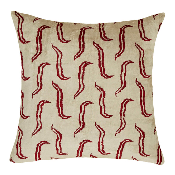 Handmade Red Color Modern Turkish Pillow Cases