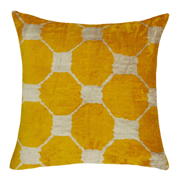 Silk and Velvet Contemporary Pillow Cover