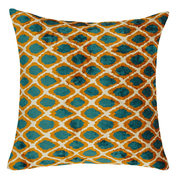 Blue and Yellow Color Bliss Best Silk Pillowcase