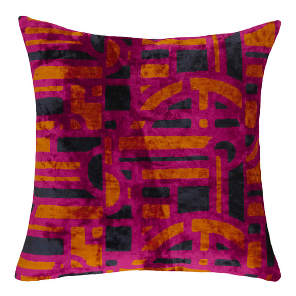 Fuchsia Color Decorative Pillow Cover