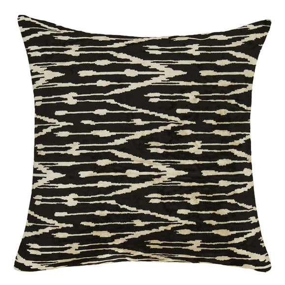 Black Color Silk Blissy Cushion Cover