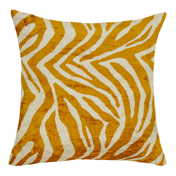 Yellow Color Blissy Silk Velvet Pillowcase