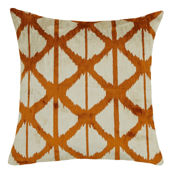 Orange Color Farmhouse Cushion Covers