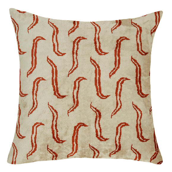 Beige Square Pillow Cover