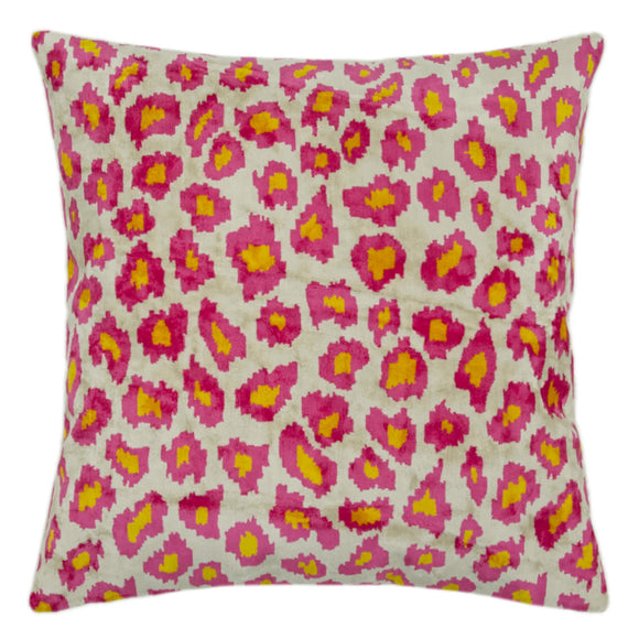 Velvet Pink Color Modern Cushion Cover