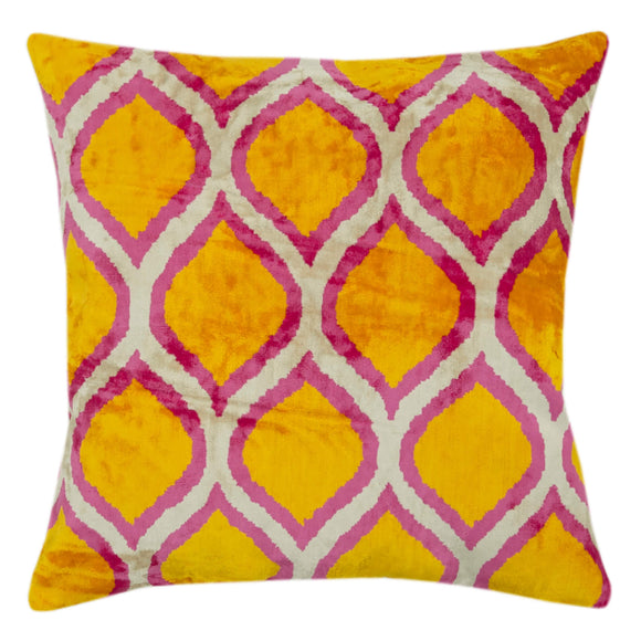 Yellow Color Living Room Pillow Cover