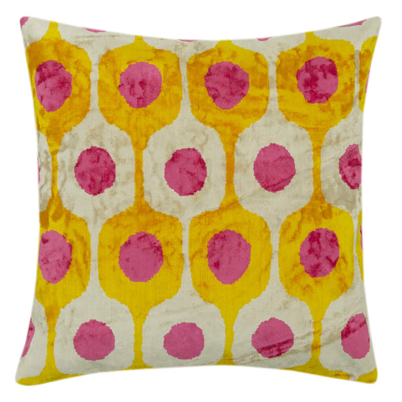 Yellow Color Turkish Pillow Cover