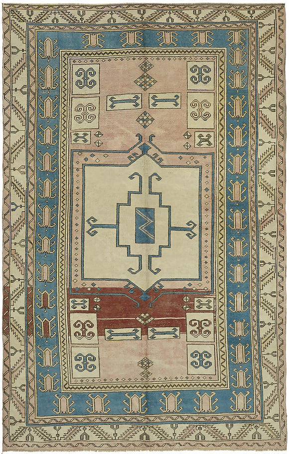 7' 10'' x 11' 11'' Hand-Knotted Turkish Rug
