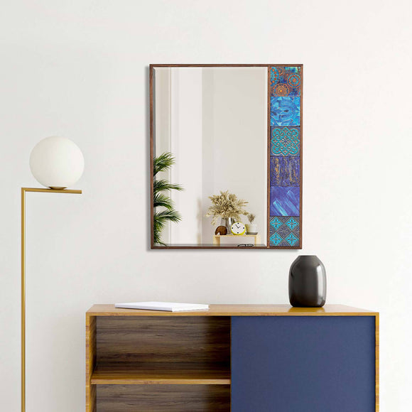 Roth Decorative Handcrafted Unique Wooden Wall Mirror