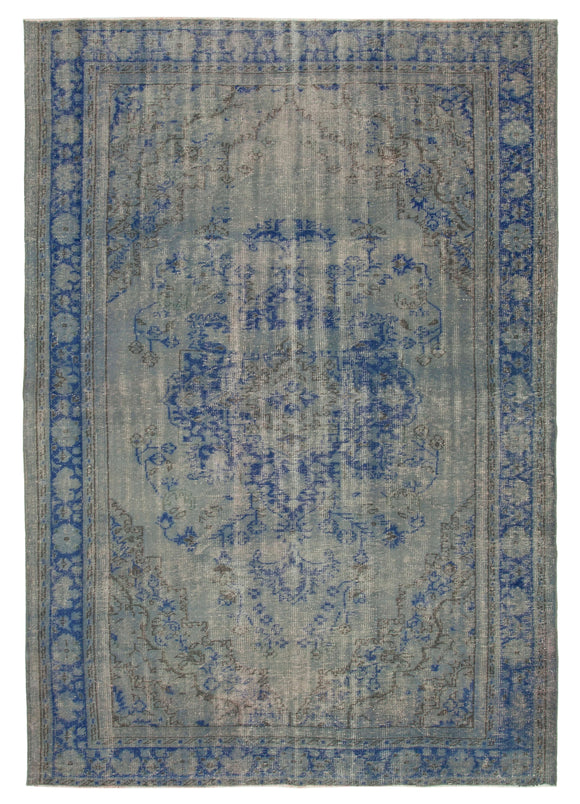 7x10 Grey Overdyed Rug - 16923