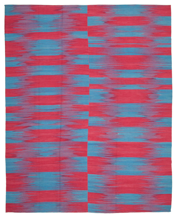 10x12 Handwoven Kilim Rug - 21918