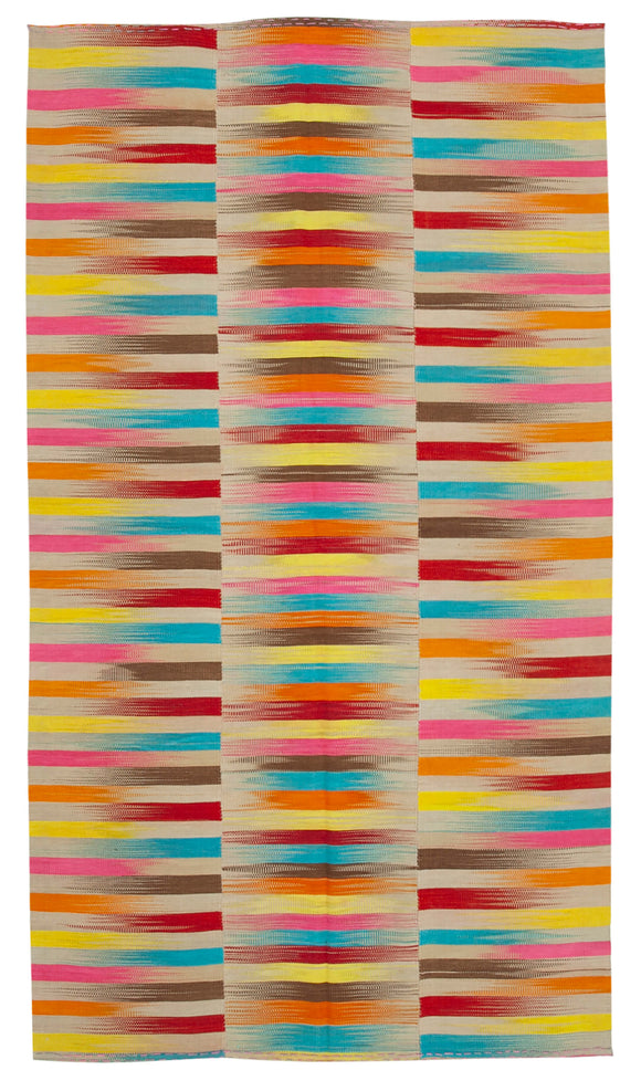 6x12 Handwoven Kilim Rug - 21930