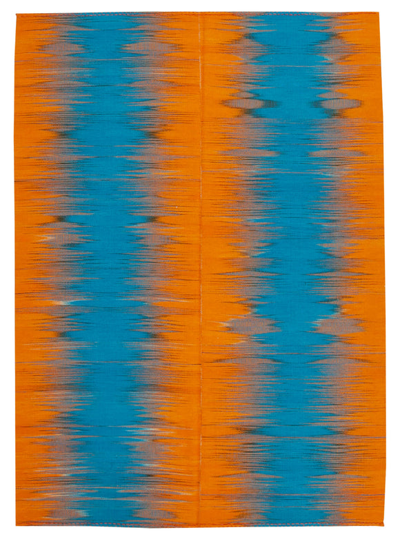 7x9 Handwoven Kilim Rug - 21947